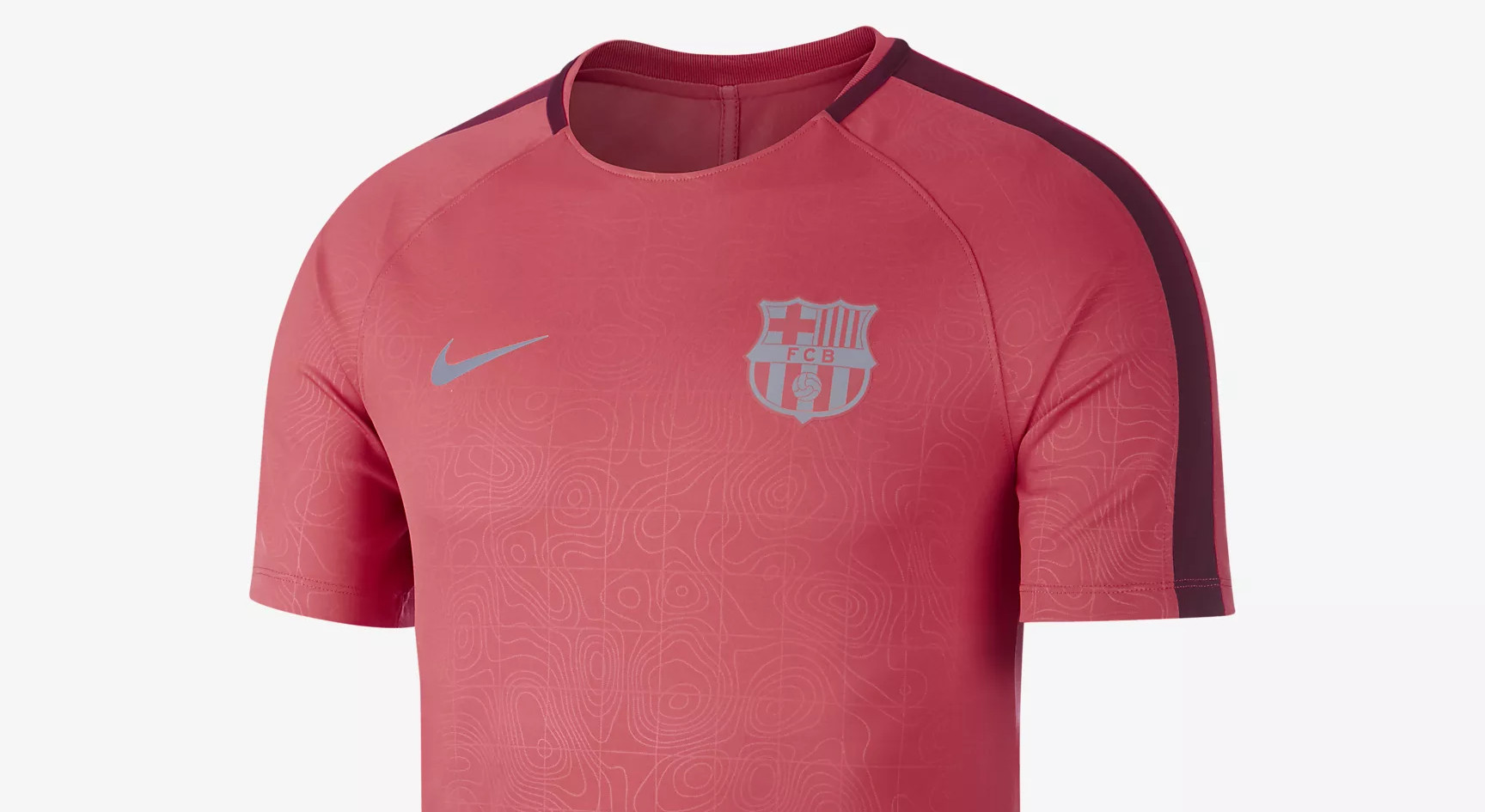varkensvlees Inspecteren haat Roze en blauw trainingsshirt voor Barcelona in Champions Lea -  Voetbalshirts.com