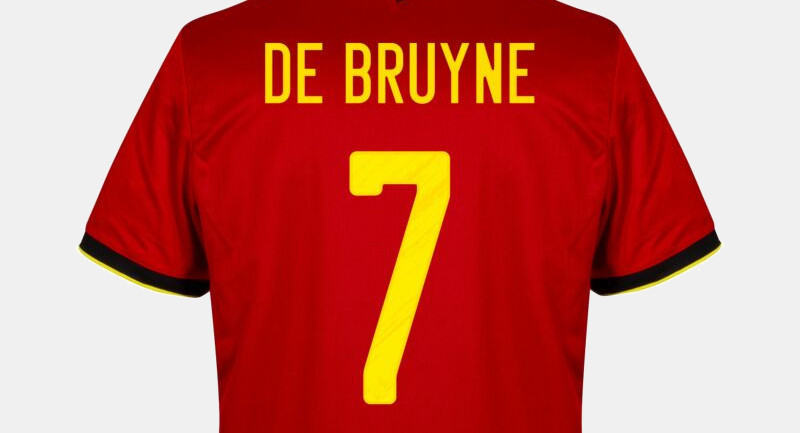 attribuut Zorgvuldig lezen voorkant Officiële België bedrukking en rugnummers 2021-2022 - Voetbalshirts.com