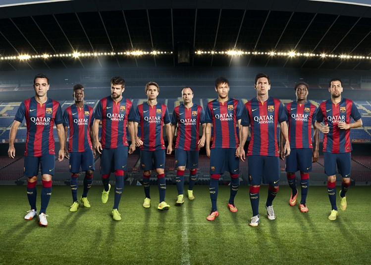 Vakantie Zielig plannen Barcelona thuisshirt 2014-2015 - Voetbalshirts.com