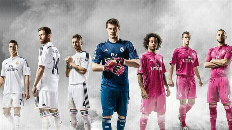 Geweldig Pijlpunt campagne Real Madrid uitshirt 2014-2015 - Voetbalshirts.com
