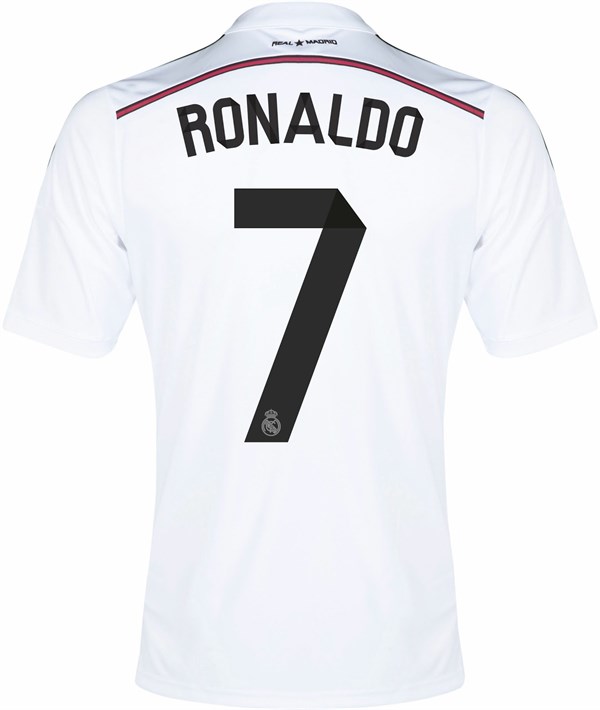 Arthur Luchtpost Verrast zijn Real Madrid thuisshirt 2014-2015 - Voetbalshirts.com