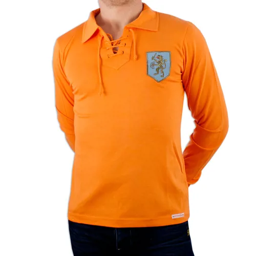 verzekering toon Mevrouw Nederlands Elftal retro shirt 1957 - Voetbalshirts.com