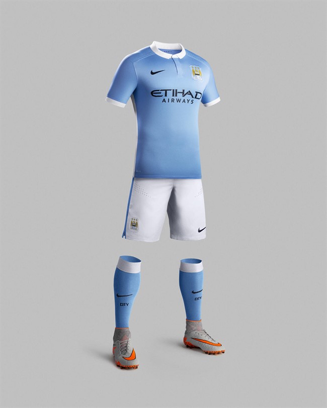 Continentaal Dader mengsel Manchester City thuisshirt 2015-2016 - Voetbalshirts.com