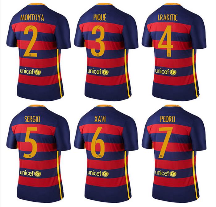 Gang plein Aardbei Officiële bedrukking Barcelona voetbalshirt 2015-2016 - Voetbalshirts.com