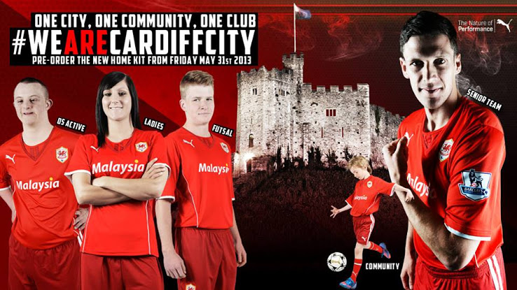 Cardiff City thuisshirt 2013/2014
