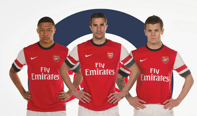 Arsenal thuisshirt 2013-2014