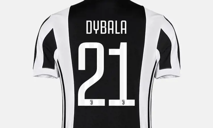 Officiële bedrukking Juventus voetbalshirt 2017-2018