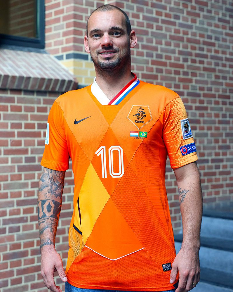 Kritiek koffer Trein Het Wesley Sneijder Nederlands Elftal mashup voetbalshirt 2003-2018 -  Voetbalshirts.com