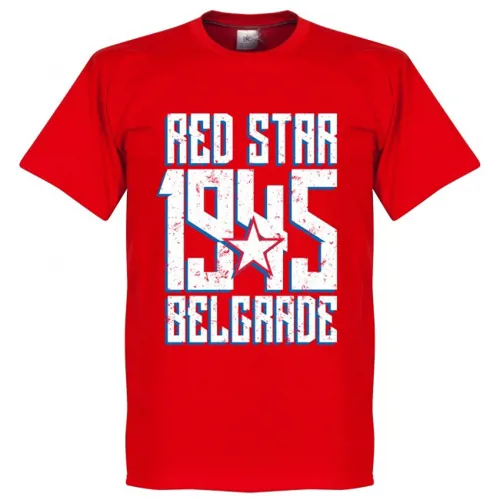 Rode Ster Belgrado fan t-shirt - Rood