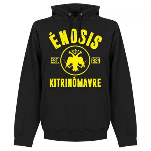 AEK Athene EST 1924 hoodie - Zwart