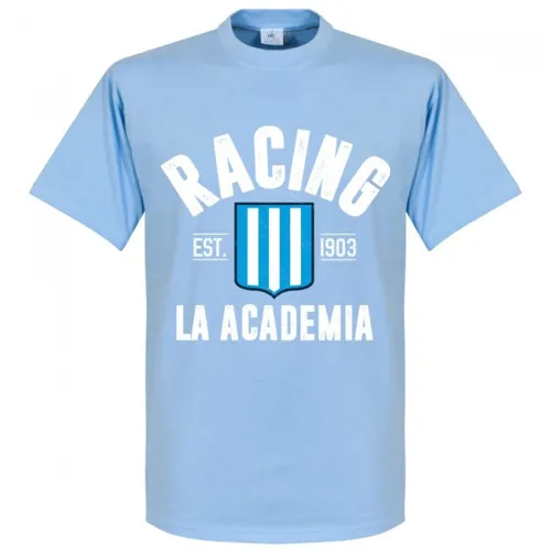 Racing Club de Avellaneda EST 1903 T-Shirt - Licht blauw
