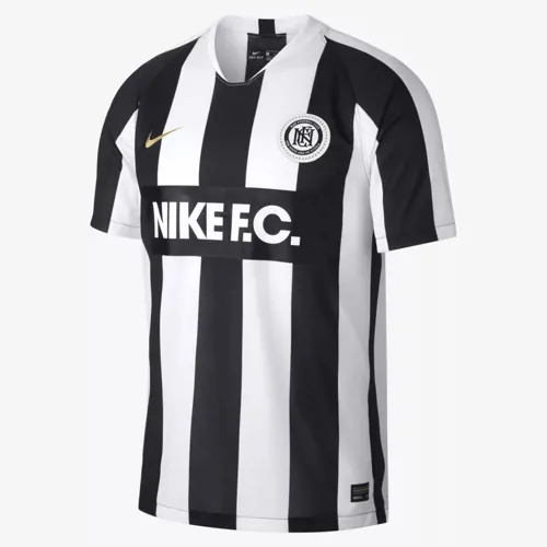 Nike FC thuisshirt 2018-2019 - Zwart/wit gestreept