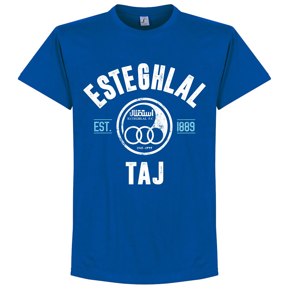 Esteghlal FC fan shirt EST 1889 - Voetbalshirts.com