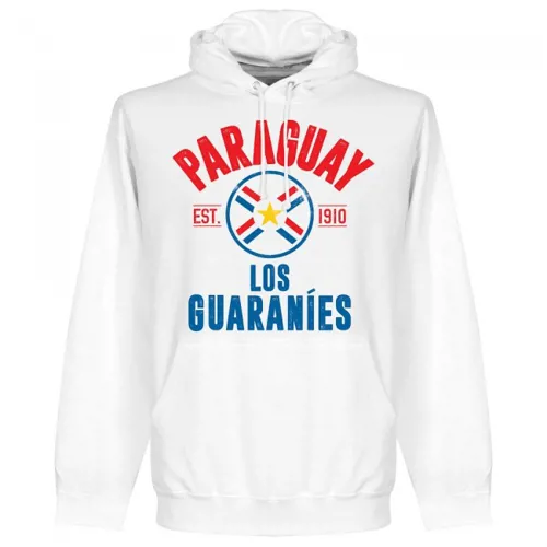 Paraguay hoodie EST 1910 - Wit