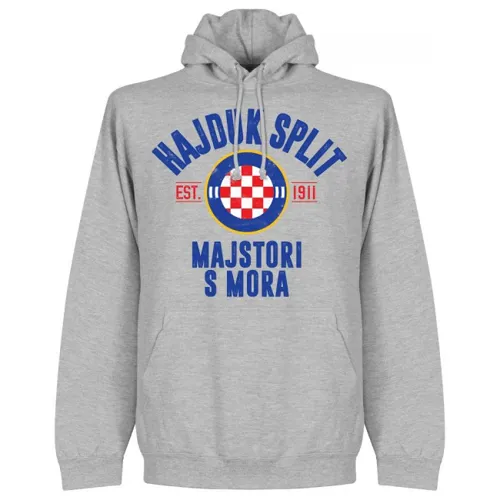 Hajduk Split hoodie EST 1911 - Grijs