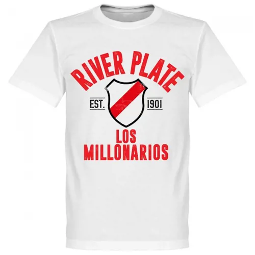 River Plate EST 1901 T-Shirt - Wit