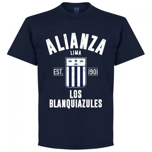 Alianza Lima T-Shirt EST 1901 - Navy blauw