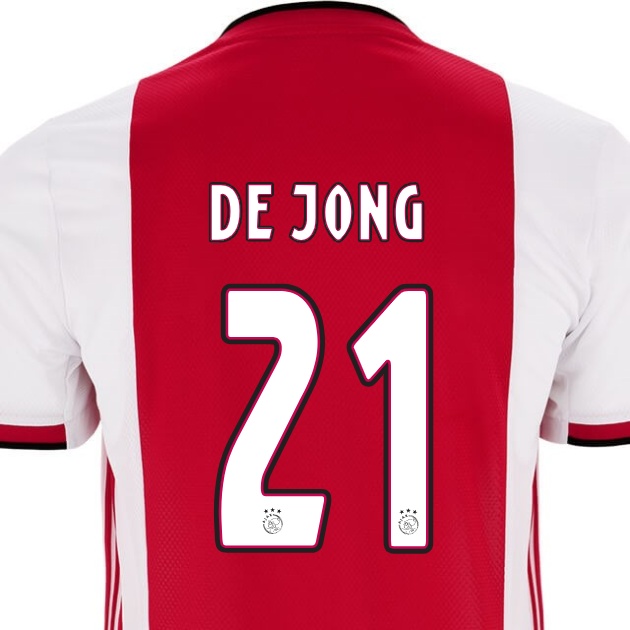 ajax frenkie de jong jersey