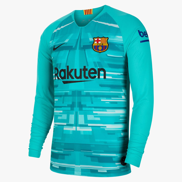 vat geur Snoep Barcelona keepersshirt 2019-2020 - Voetbalshirts.com