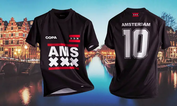 eigendom Verminderen verliezen COPA Football lanceert gaaf Amsterdam voetbalshirt en t-shirt -  Voetbalshirts.com