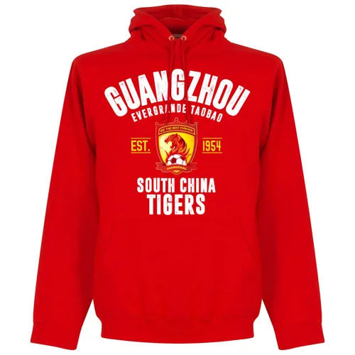 Guangzhou Evergrande hoodie EST 1954 - Rood