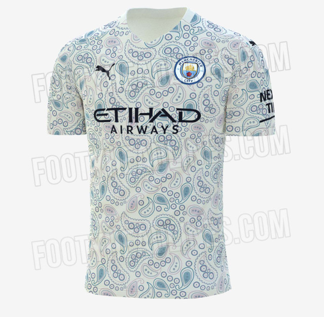 Manchester City 3e voetbalshirt 2020-2021 uitgelek ...