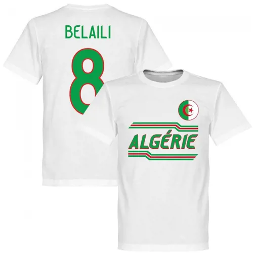 Algerije Belaili Team T-Shirt - Wit 