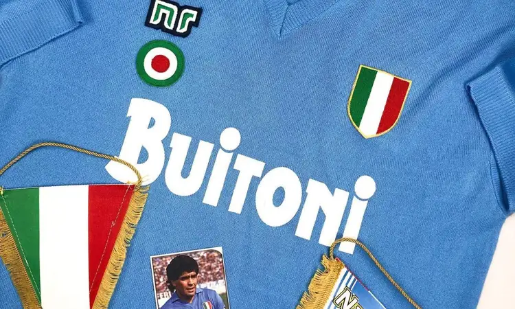 Napoli voetbalshirts Diego Maradona 