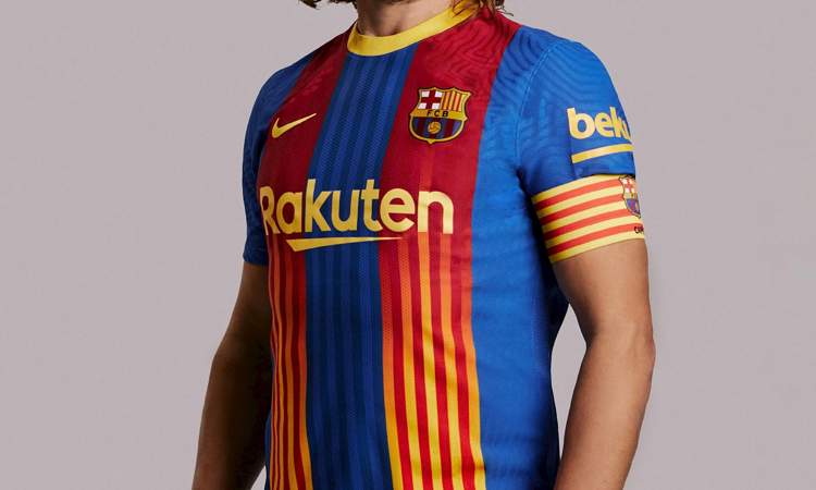 Nog steeds Verplaatsbaar omroeper Barcelona El Clásico voetbalshirt 2021 - Voetbalshirts.com