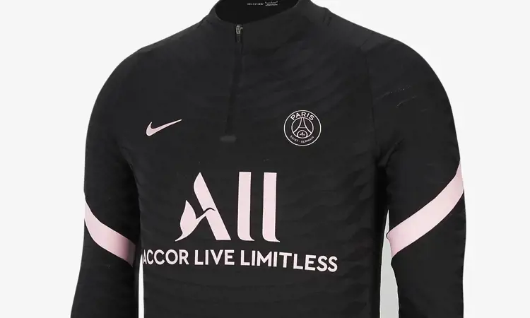 Zwart/roze Paris Saint Germain trainingspak 2021-2022