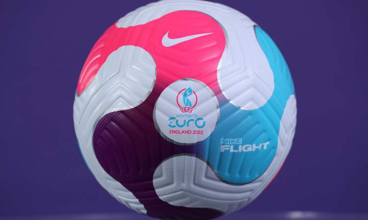 Wedstrijdbal Euro 2022 vrouwenvoetbal -