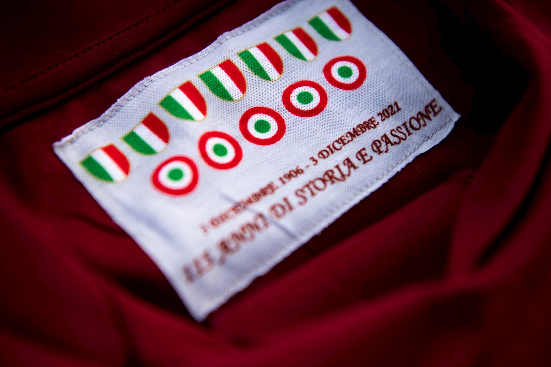 Torino voetbalshirt 115 jarig bestaan detail