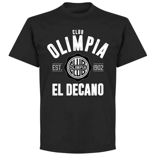 Club Olimpia Established T-Shirt - Zwart