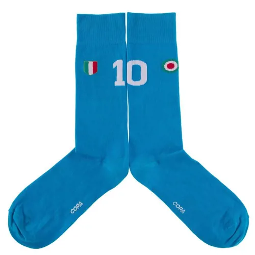 Napoli Maradona 10 Sokken - Lichtblauw