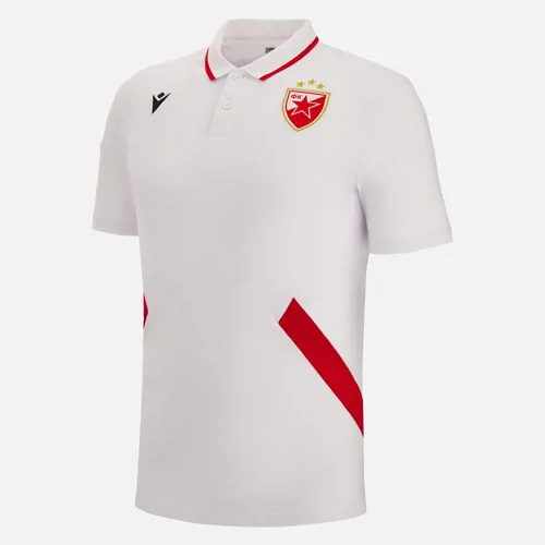 Rode Ster Belgrado polo 2022-2023 - Wit