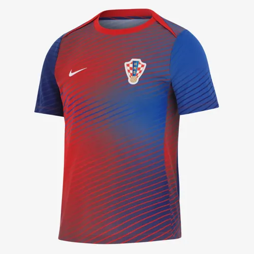 Kroatië warming-up shirt 2024-2025 - Blauw/Rood