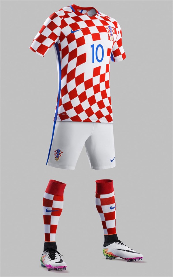 Kroatie Thuisshirt Euro 2016 3
