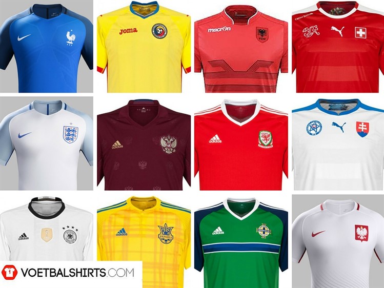 EK 2016 voetbalshirts Voetbalshirts.com