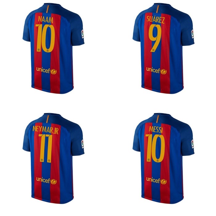 Moskee Eenzaamheid Gewend Officiële bedrukking Barcelona shirt 2016-2017 - Voetbalshirts.com
