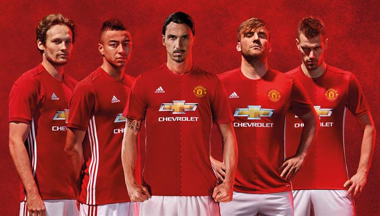 schuif Onverschilligheid Ook Manchester United thuisshirt 2016-2017 - Voetbalshirts.com
