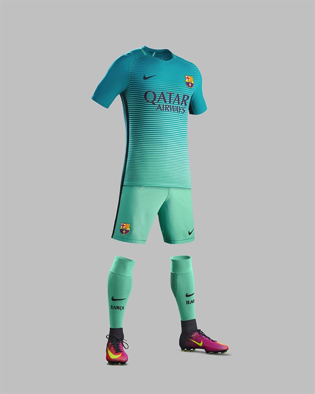 Vervorming Daarom Manhattan Barcelona 3e shirt 2016-2017 - Voetbalshirts.com