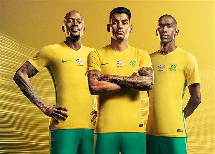 Zuid -afrika -voetbalshirt -2017