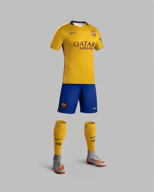 Barcelona uitshirt Voetbalshirts.com