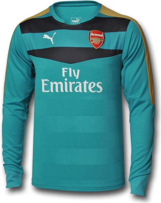 Arsenal -keepersshirt -2015-2016-blauw