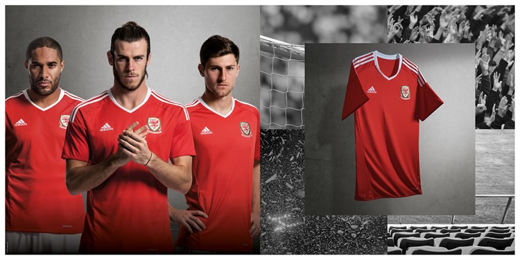Wales -voetbalshirts -euro -2016