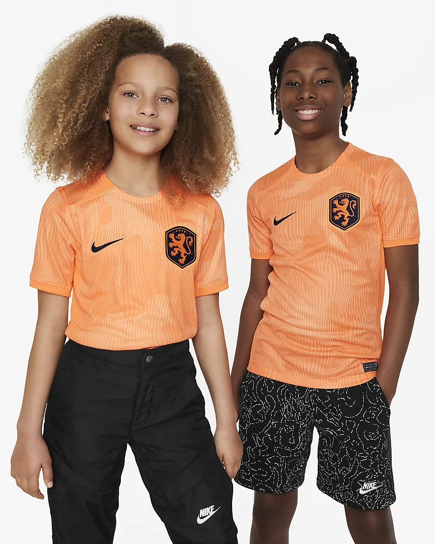 Oranje Leeuwinnen voetbalshirt kinderen 2023 2024