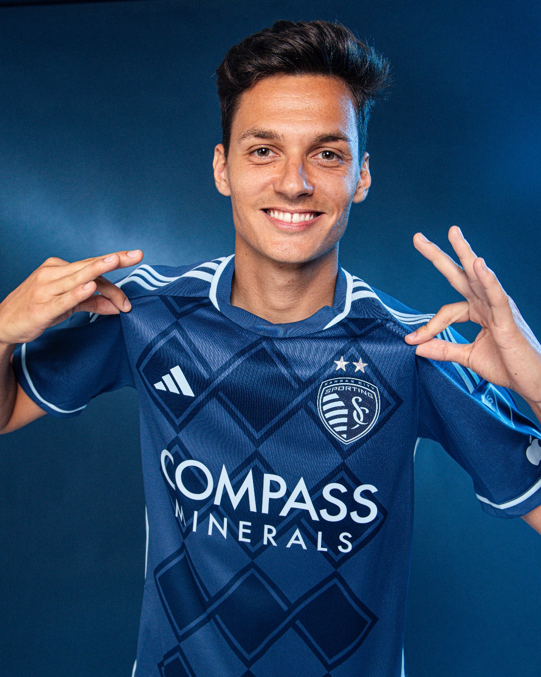 Sporting Kansas City Uitshirt 2024-2025 Bevat Diamantenpatroon ...