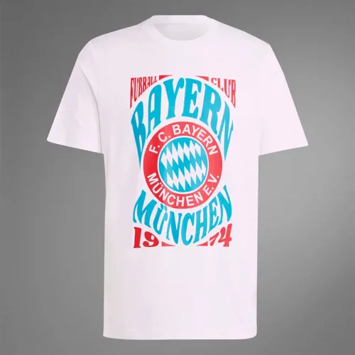 adidas Originals FC Bayern München graphic T-Shirt - Wit
