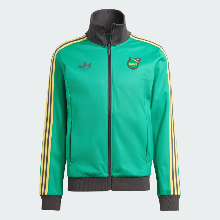 Adidas trainingsjack groen on sale